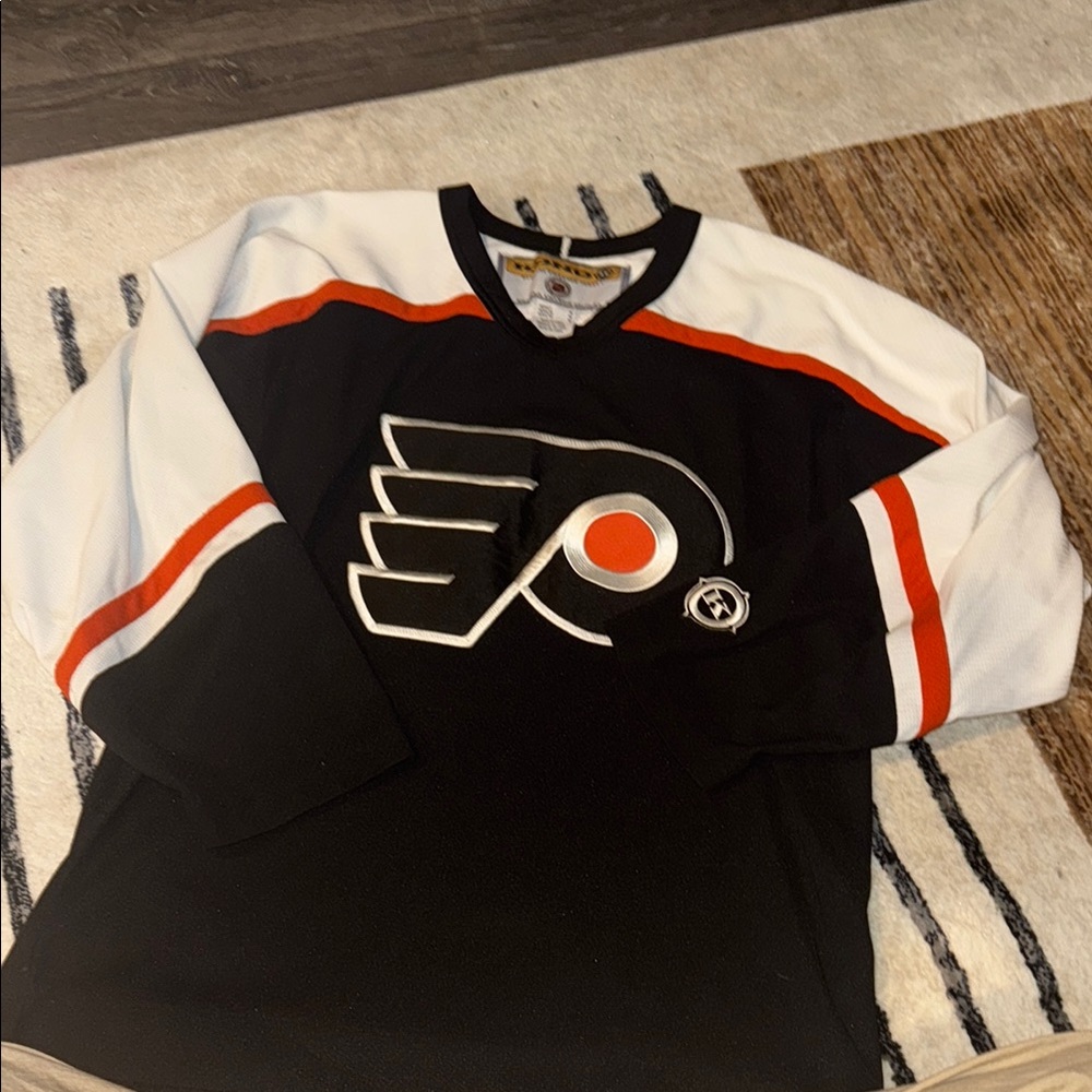 Black and White Hockey Jersey